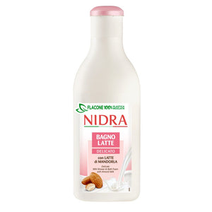 Nidra Bagno Latte Delicato Latte Di Mandorla 750 ml — Bagno schiuma