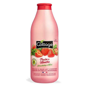 Cottage Feuchtigkeitsspendende Duschmilch Erdbeere & Minze 750 ml