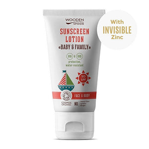 Woodenspoon Baby & Family 身体防晒乳 SPF 50 耐水型 100 ml