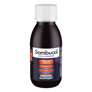 Sambucol Immuno Forte sambuco nero vitamina C e zinco sciroppo 120 ml — Συμπλήρωμα Διατροφής