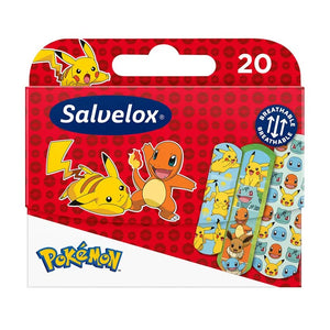 Гибкие повязки Salvelox Покемоны 20 единиц