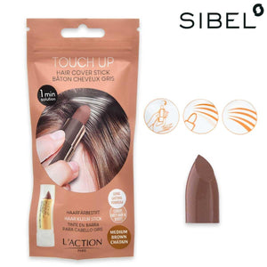 Sibel L'Action Stick Capelli Grigi Castano Medio — Correttore capelli grigi