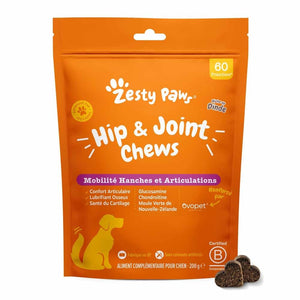 Zesty Paws - Kausnacks für Hüfte und Gelenke - Mobilität und Gelenke - 60 Truthahn-Leckerlis