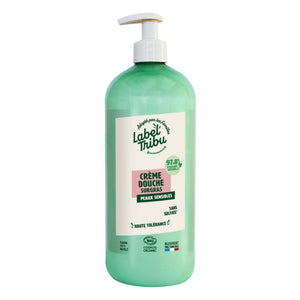 Label Tribu Surgras douchecrème voor de gevoelige huid 1 liter