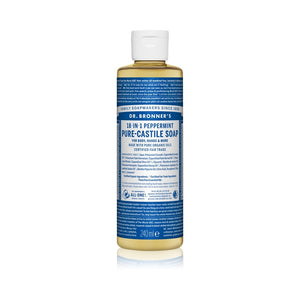 Dr. Bronner’s Flytende universalsåpe med peppermynte 240 ml