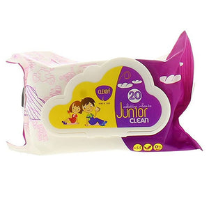 Clendy Lingettes humides Junior Clean 20 pièces