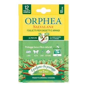 Orphea Orphea Salvalana листочки для ящиков и шкафов с ароматом виргинского кедра, 12 шт. 