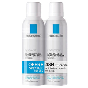 La Roche Posay Innovation Deodorant 48h Sensitive Skin Spray 2x150ml Lotto × 2